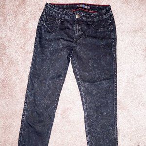 Dark Acid Wash Skinny Jeans
